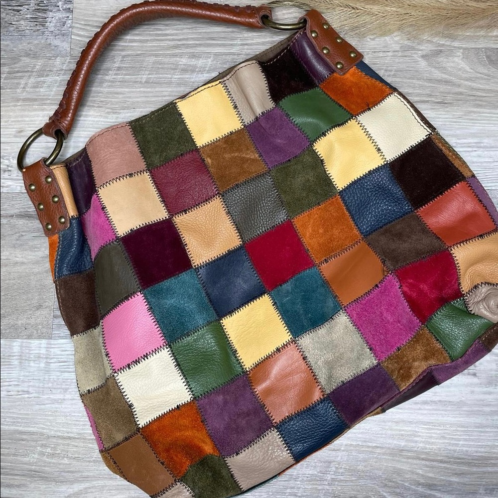 Lucky Brand Patchwork Shoulder Bag